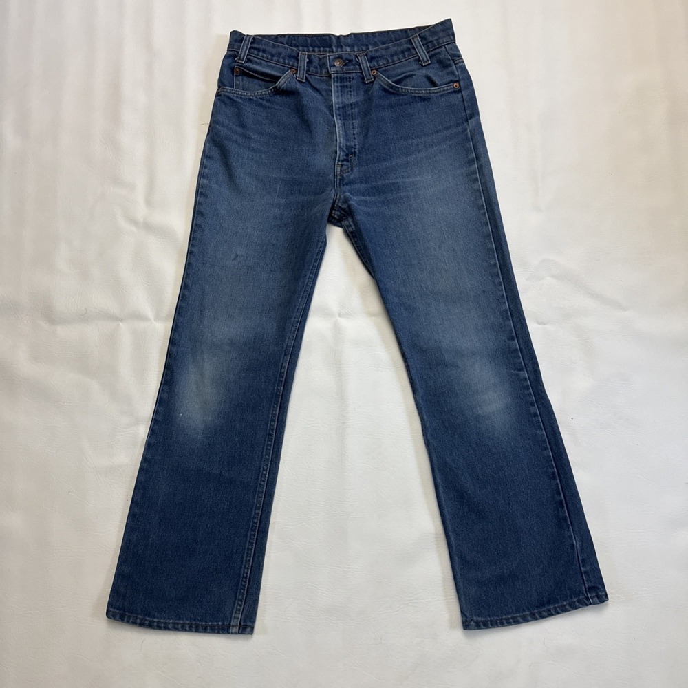 Vintage 1980s Levis 914 Slim Bootcut Jeans Orange Tab Size‎ 34x30 (Fits 32x29)